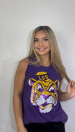Bomb Designs Bomb Designs LSU Vintage Tiger Sequin Tank - Little Miss Muffin Children & Home