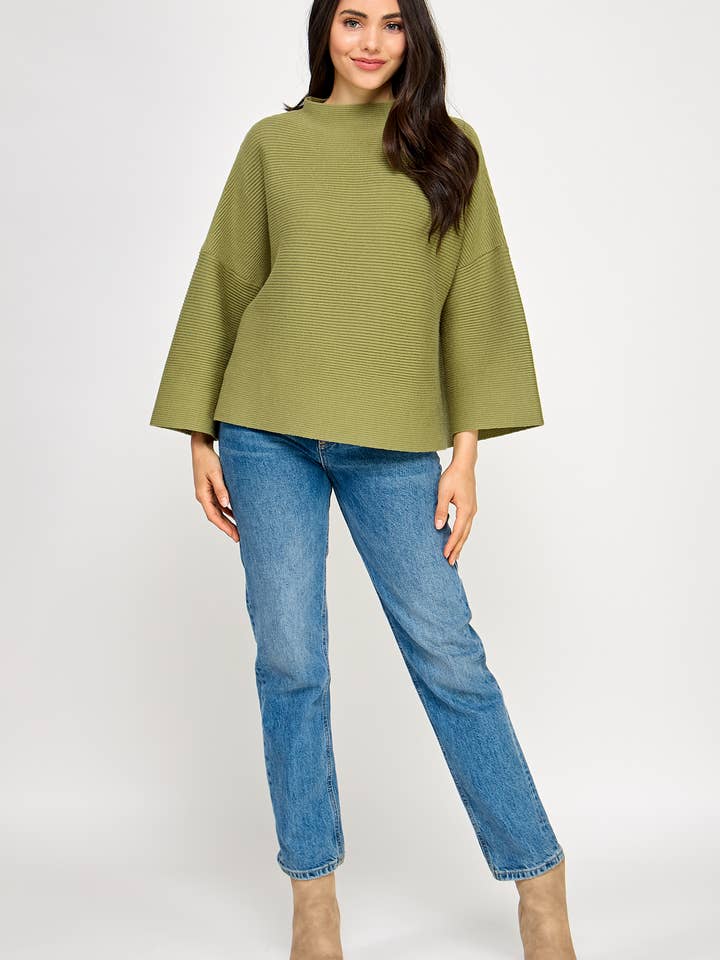 Ellison Not Your Casual Top - Light Sage - Little Miss Muffin Children & Home