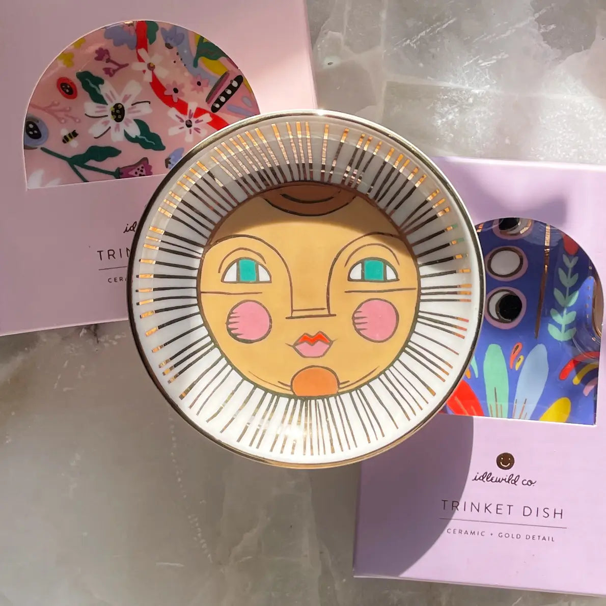 Butterfly Garden Porcelain Trinket Dish