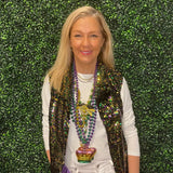 Tru Colors Gameday Apparel Tru Colors Gameday Mardi Gras Sequin Vest - Little Miss Muffin Children & Home