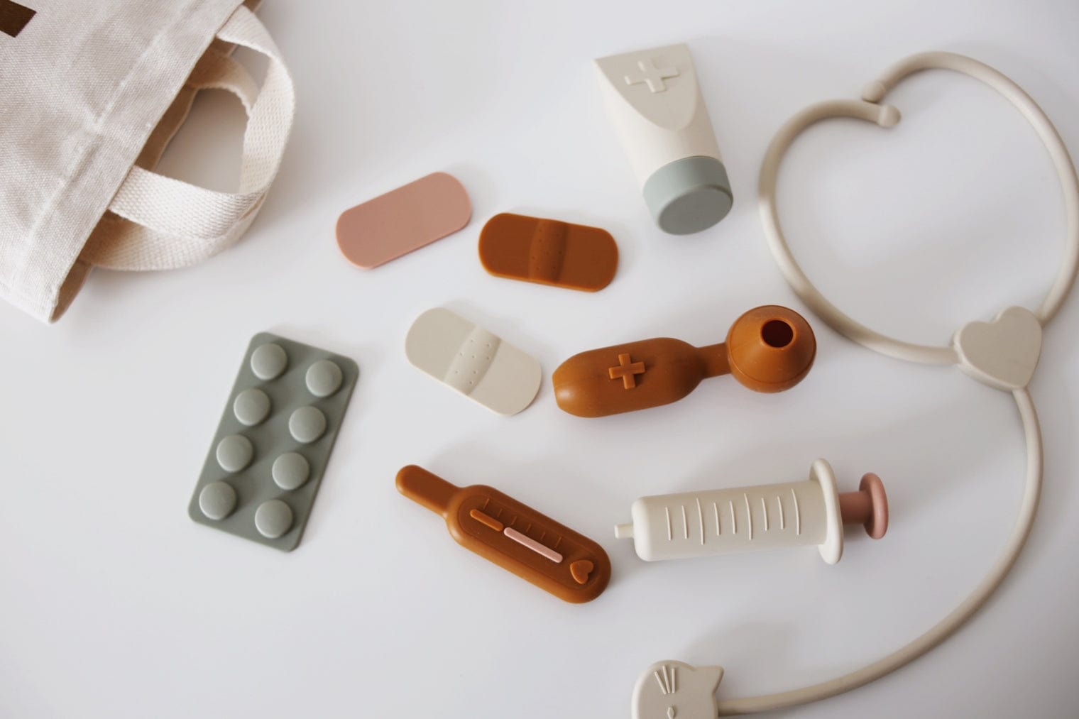 Marlowe & Co Marlowe & Co Silicone Doctor Kit Play Set - Little Miss Muffin Children & Home