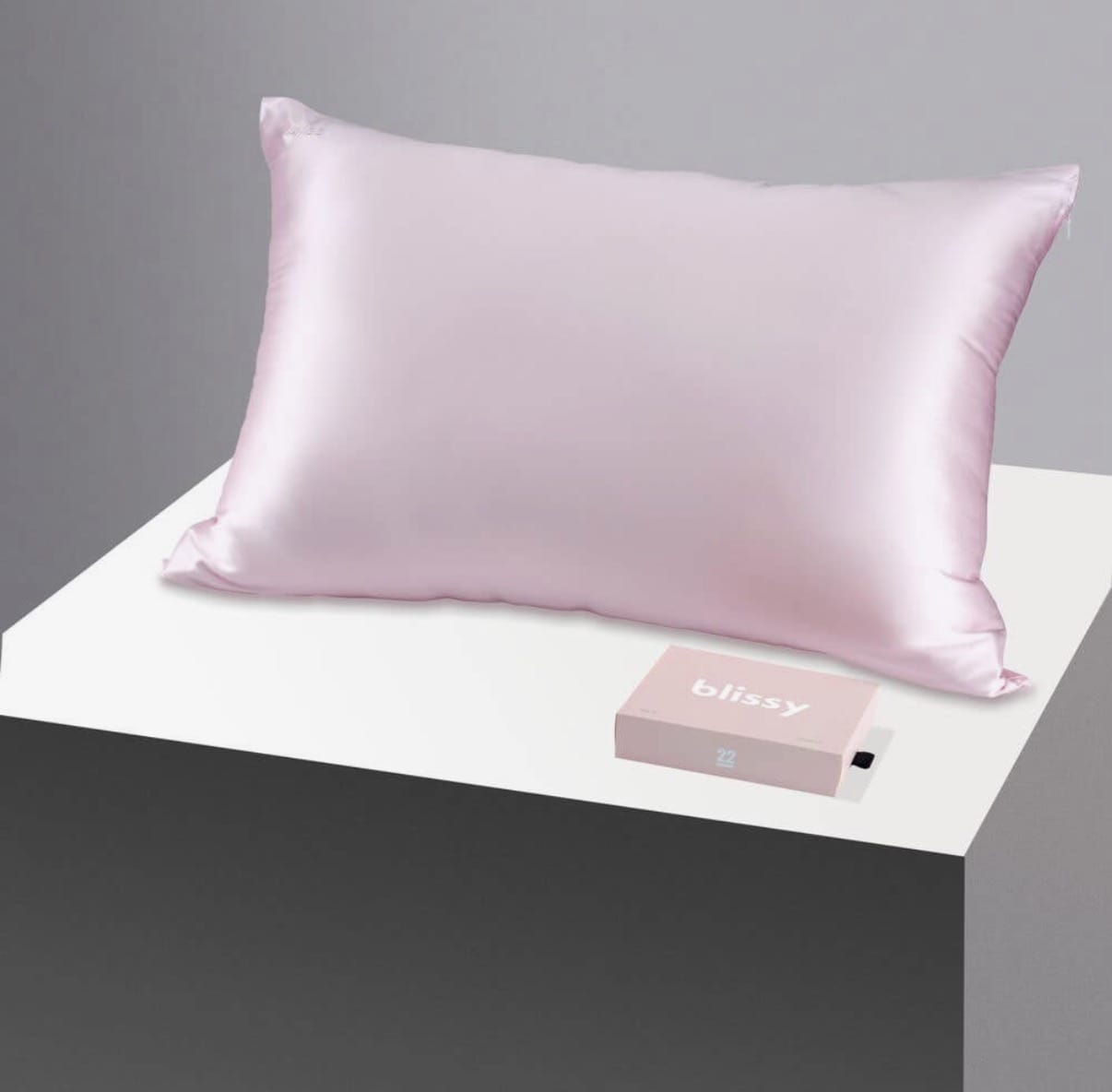 King-Sized Blush Silk Pillowcase