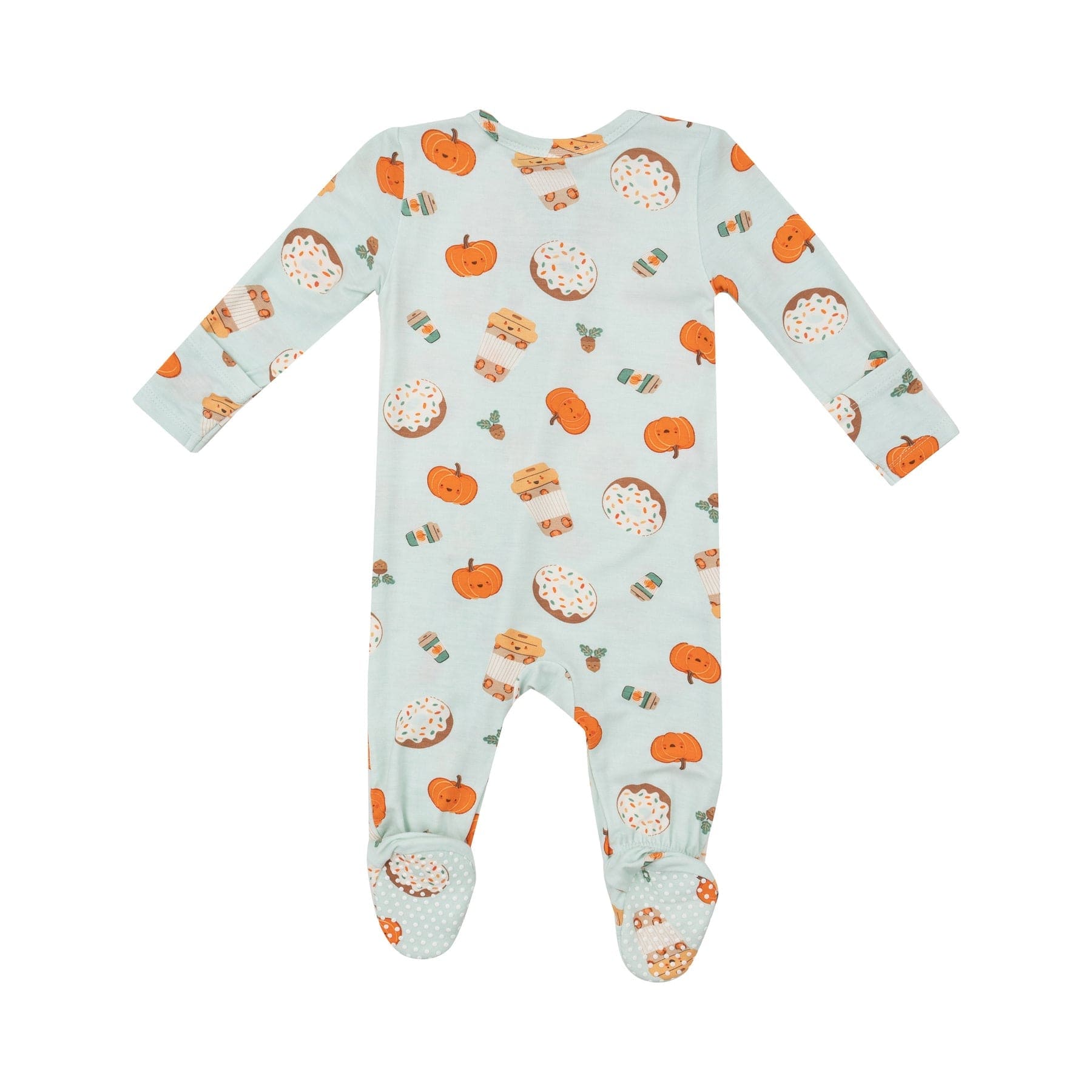 Angel Dear Angel Dear Pumpkin Spice Latte 2 Way Zipper Footie - Little Miss Muffin Children & Home