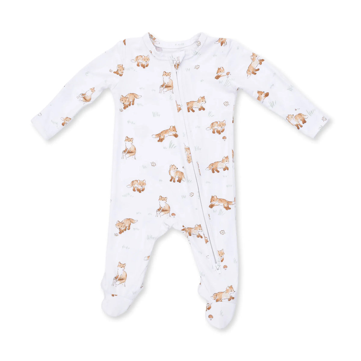 Little Explorer Fox 2 Way Zipper Footie