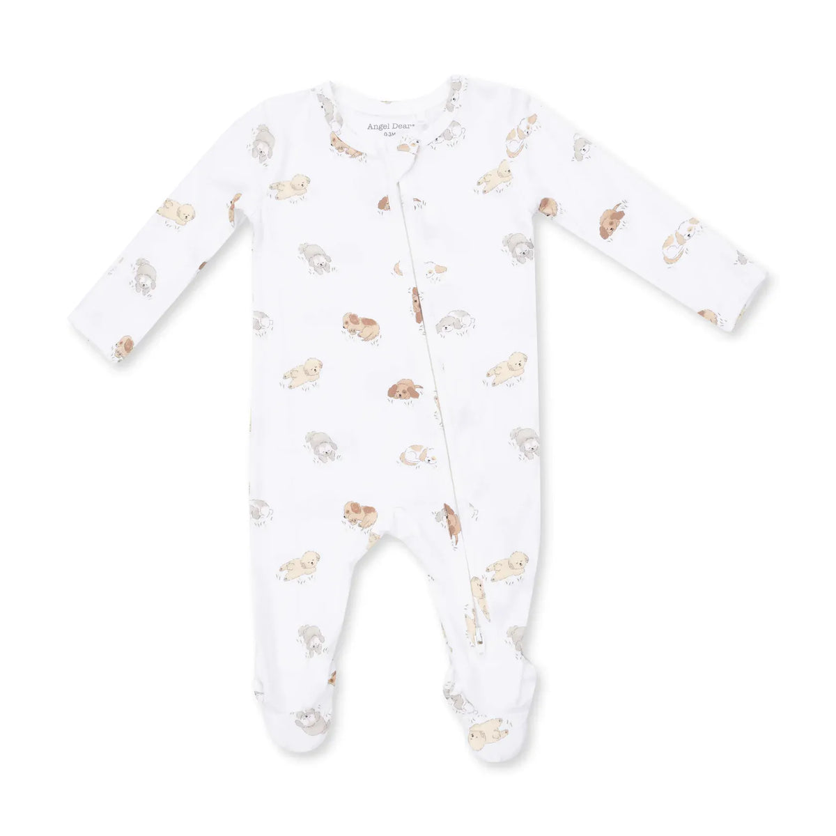 Puppy Snuggle Club 2 Way Zipper Footie