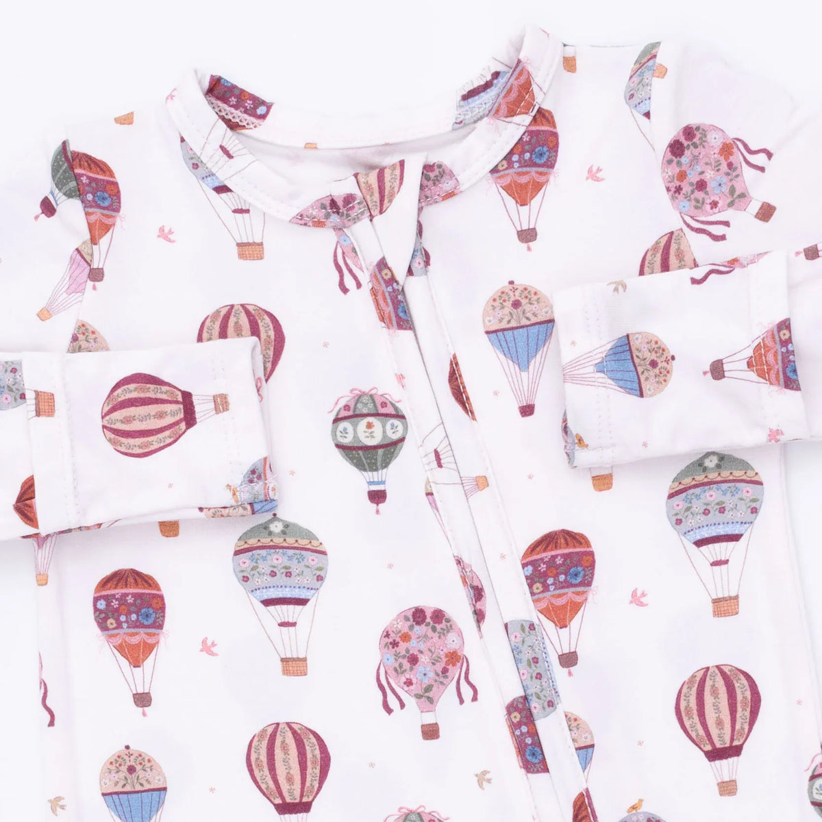 Hot Air Balloon 2 Way Zipper Footie