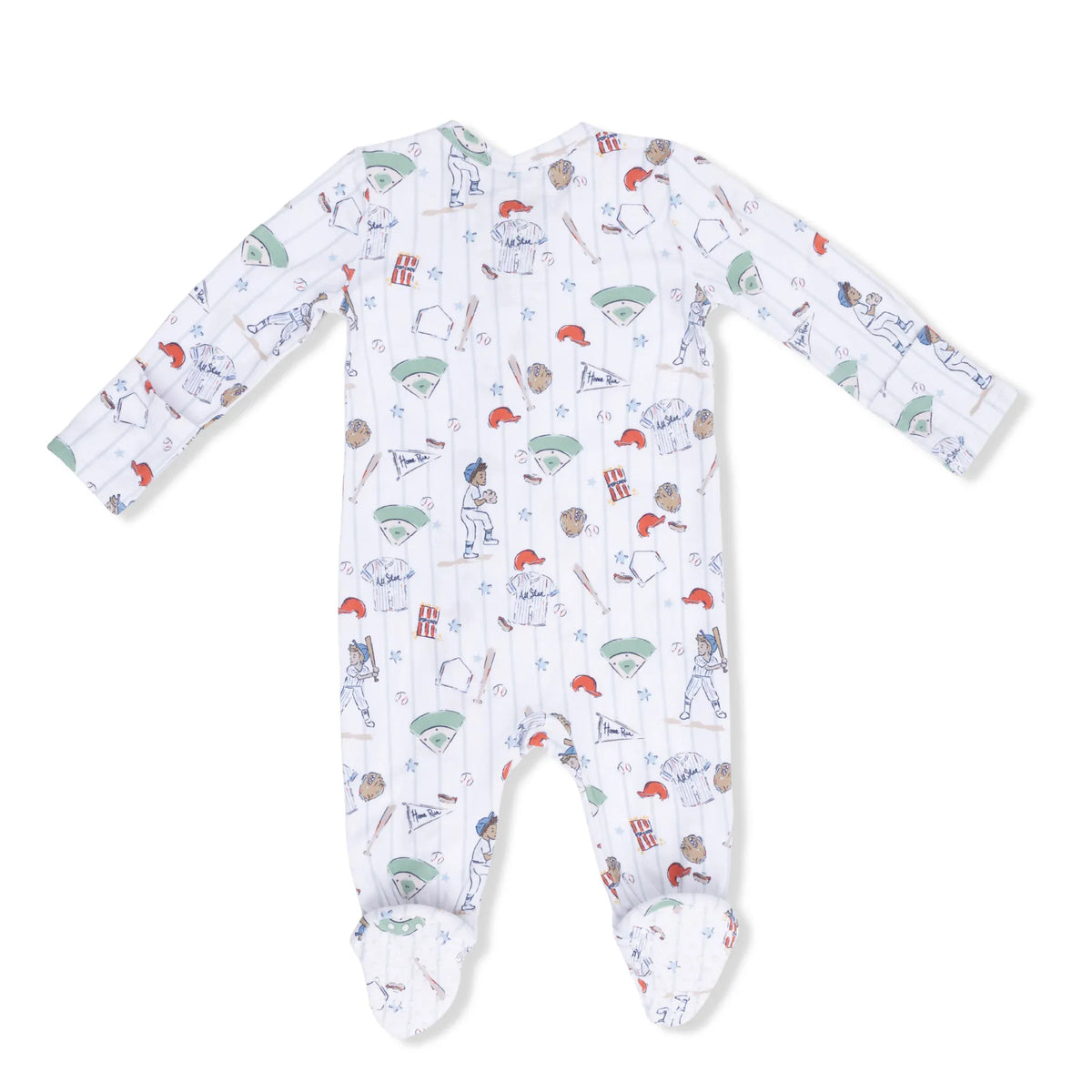 Home Run Baseball 2 Way Zipper Footie