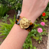 Carol Cassisa Carol Cassisa Geaux Tigre Tortoise Shell Cuff - Little Miss Muffin Children & Home