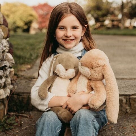 Bunnies by the Bay Bunnies By The Bay Sweet Floppy Nibble 16" Bunny, Almond Joy - Little Miss Muffin Children & Home