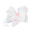 Beyond Creations Embroidered Ballerina Crochet Edge Bows - Little Miss Muffin Children & Home