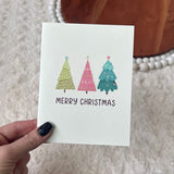 Big Moods "Merry Christmas" Christmas Trees Card