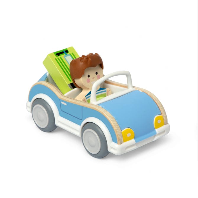 Cheery Lane Blue Car & Boy Play Figure