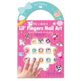 The Piggy Story Unicorn Cutie Stick-On Earring and Nail Sticker Gift Set