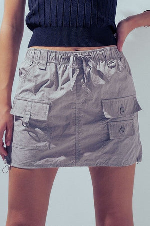 Fashion Week Fashion Week Drawstring Front Pocket Mini Skirt - Little Miss Muffin Children & Home