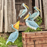 Zaer Ltd International Zaer Ltd International Coastal Blue Pelican Garden Figurines - Little Miss Muffin Children & Home