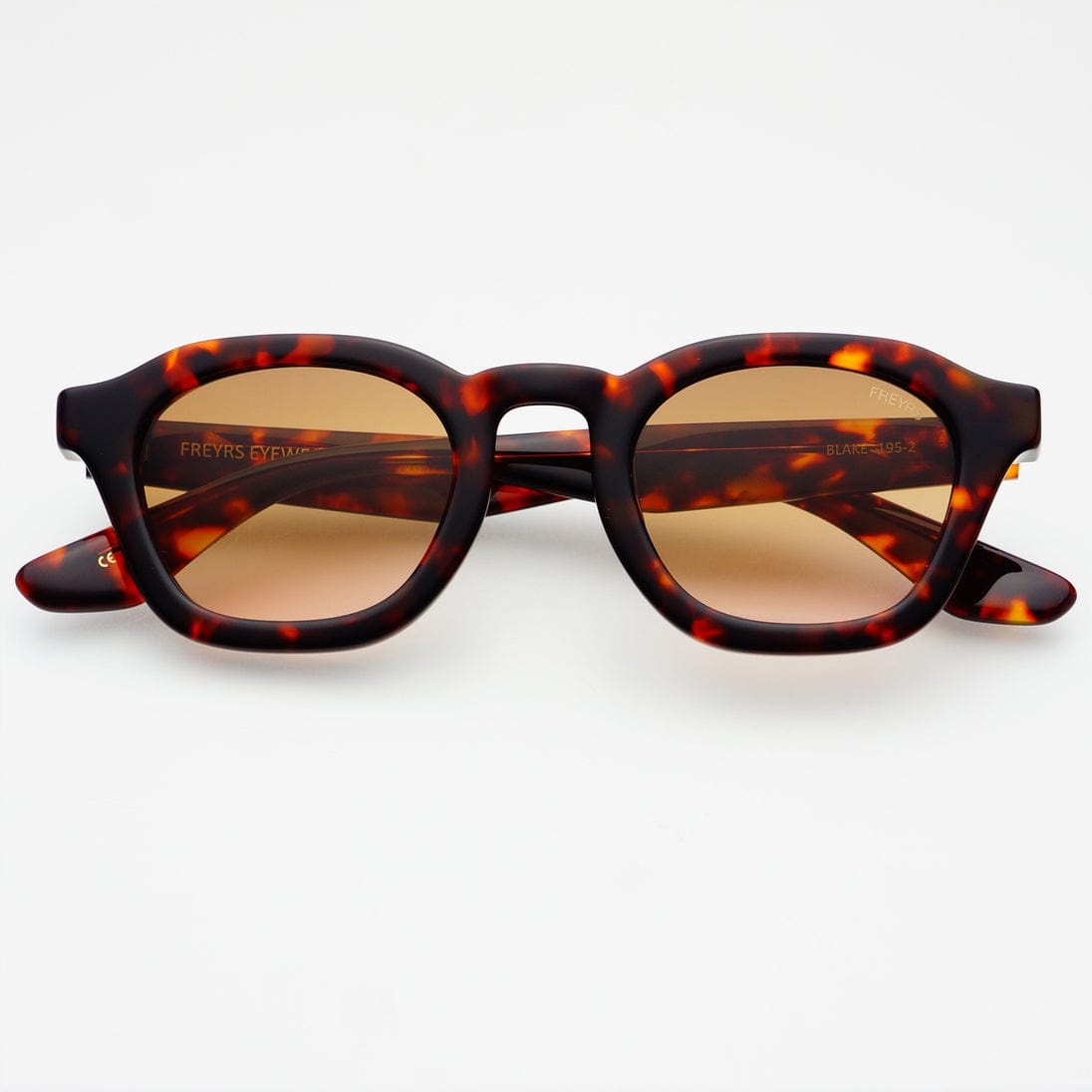Freyrs Eyewear Blake Acetate Mens Round Sunglasses in Tortoise - Little Miss Muffin Children & Home
