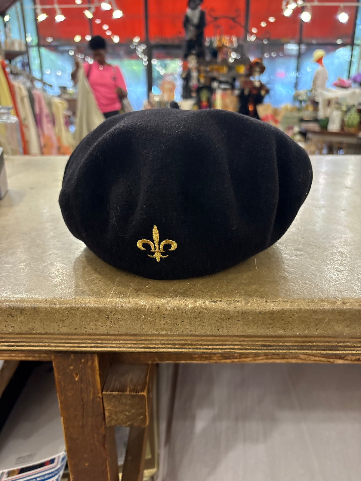 Beret with Fleur de Lis, 2 Available Colors