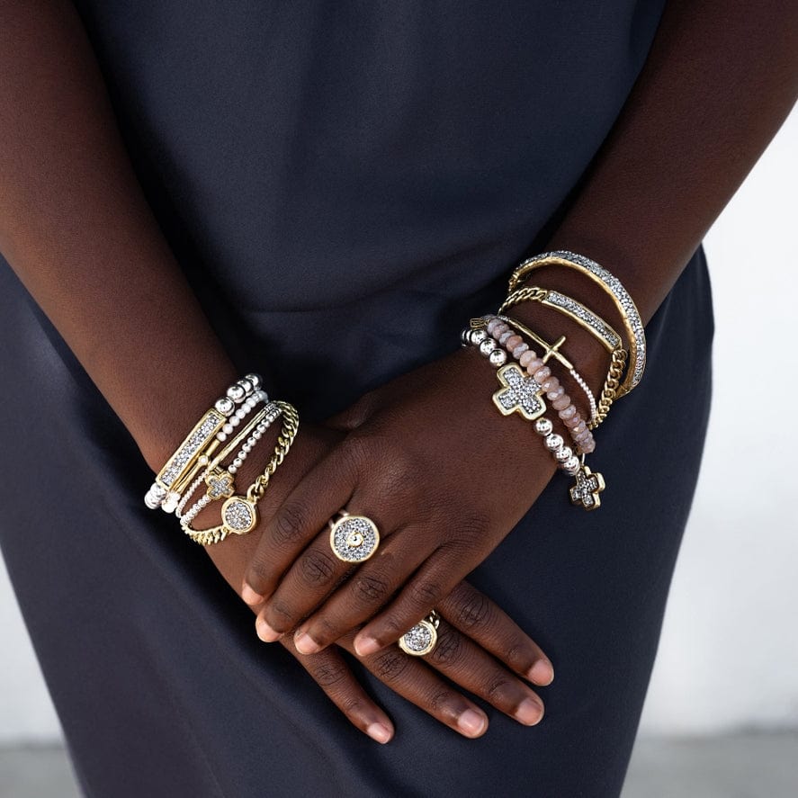 Waxing Poetic Waxing Poetic Kristal Dome Figaro Bracelet - Little Miss Muffin Children & Home