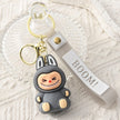 Auraquise Labubu 2nd Gen Silicone Cute Cartoon Charm Keychain, 6 Styles Available - Little Miss Muffin Children & Home