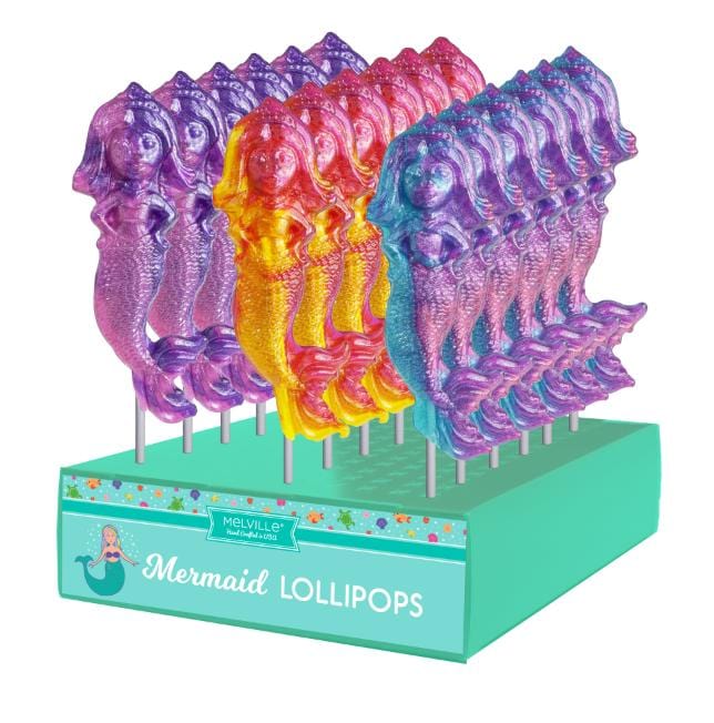 Melville Candy Glitter Swirl Mermaid Lollipop - Little Miss Muffin Children & Home