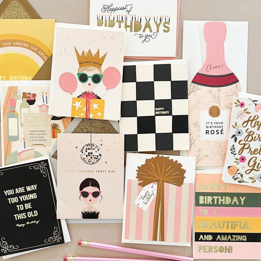 Ginger P Designs Ginger P Designs Beautiful Person Colorblock Birthday Greeting Card - Little Miss Muffin Children & Home