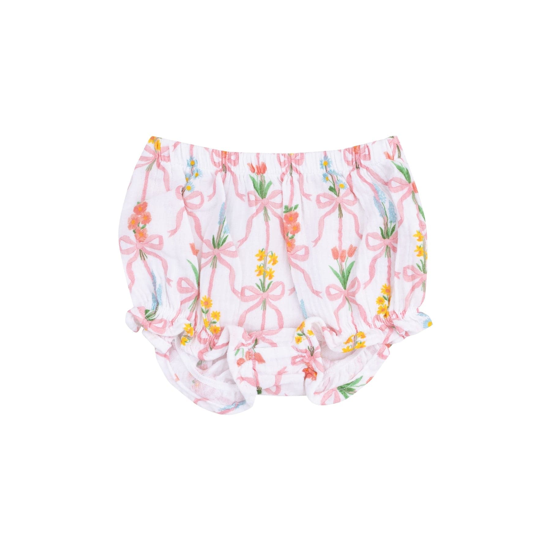 Angel Dear Angel Dear Ribbon Bouquets Scallop Open Back Top with Bloomer - Little Miss Muffin Children & Home