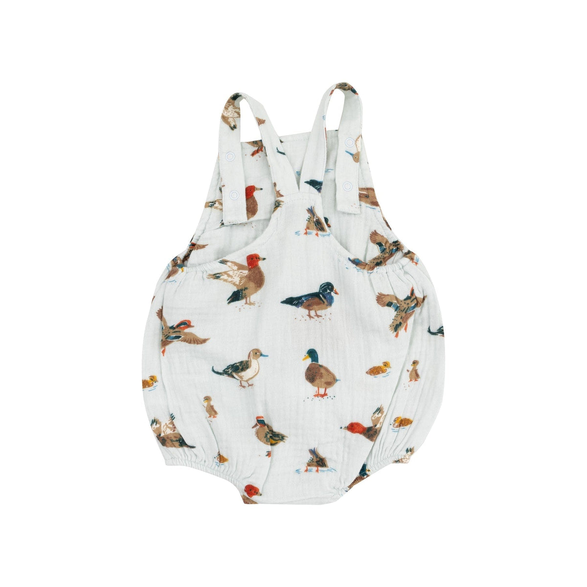 Angel Dear Angel Dear Ducks Pocket Sunsuit, Blue - Little Miss Muffin Children & Home