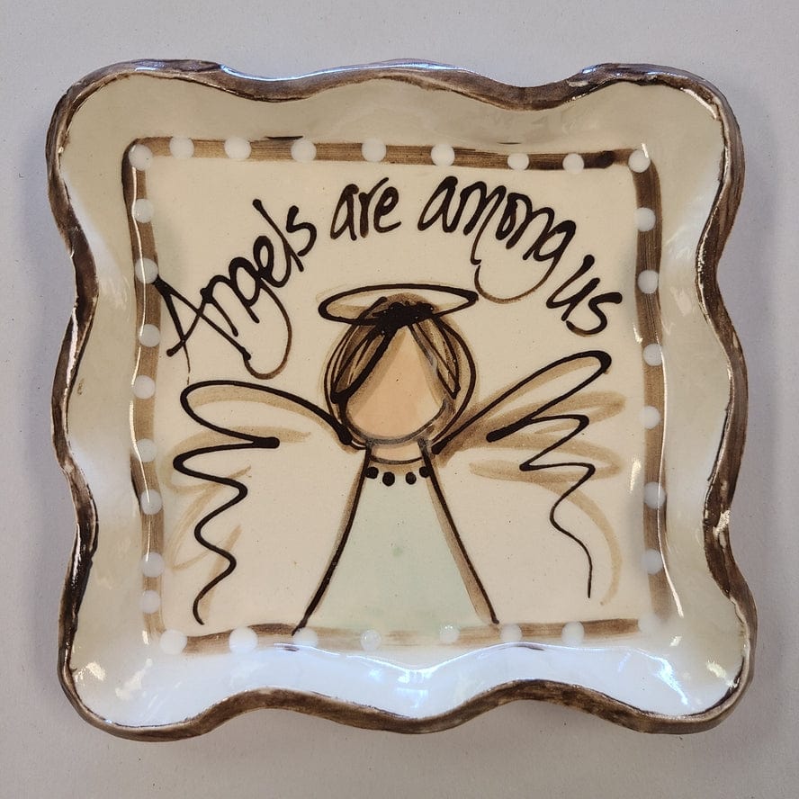 Heartfelt Traditions Heartfelt Traditions Candle Plate, AW Angels Among Us - Little Miss Muffin Children & Home