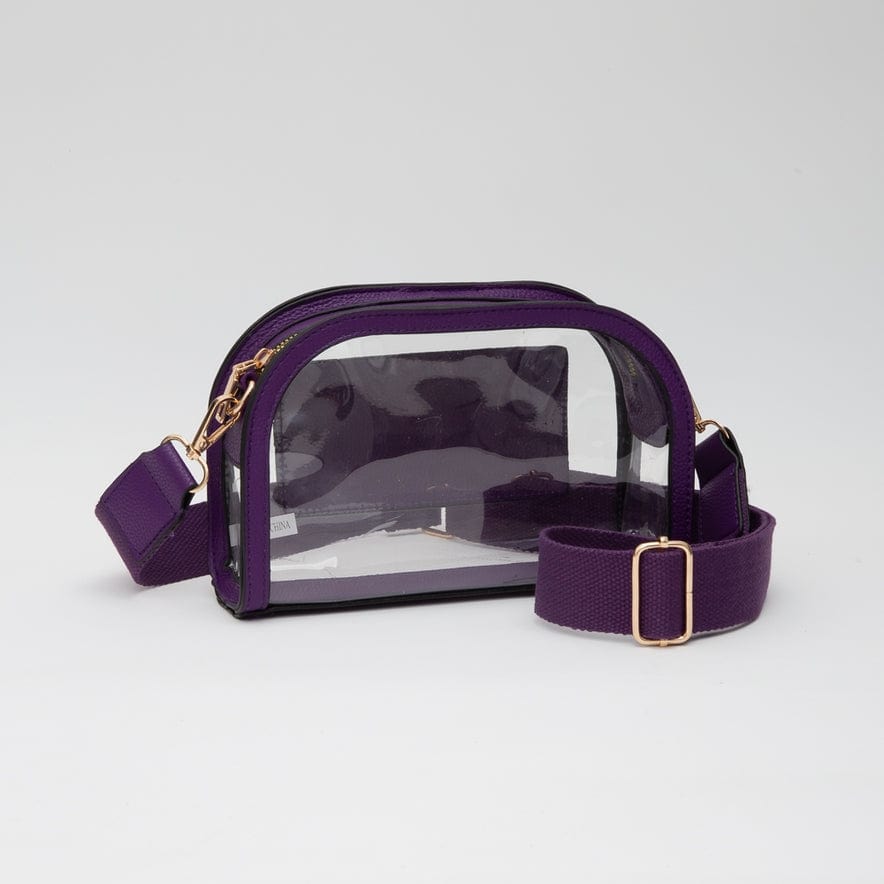 Queens Designs Game Day Stadium Clear Crossbody Bag - Little Miss Muffin Children & Home