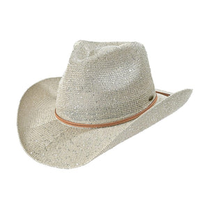 Fashion City Fashion City Sequin Cowboy Hat with Suede String - Little Miss Muffin Children & Home