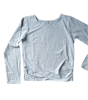 Joyous and Free Bree Long Sleeve Top in Mountain Stream