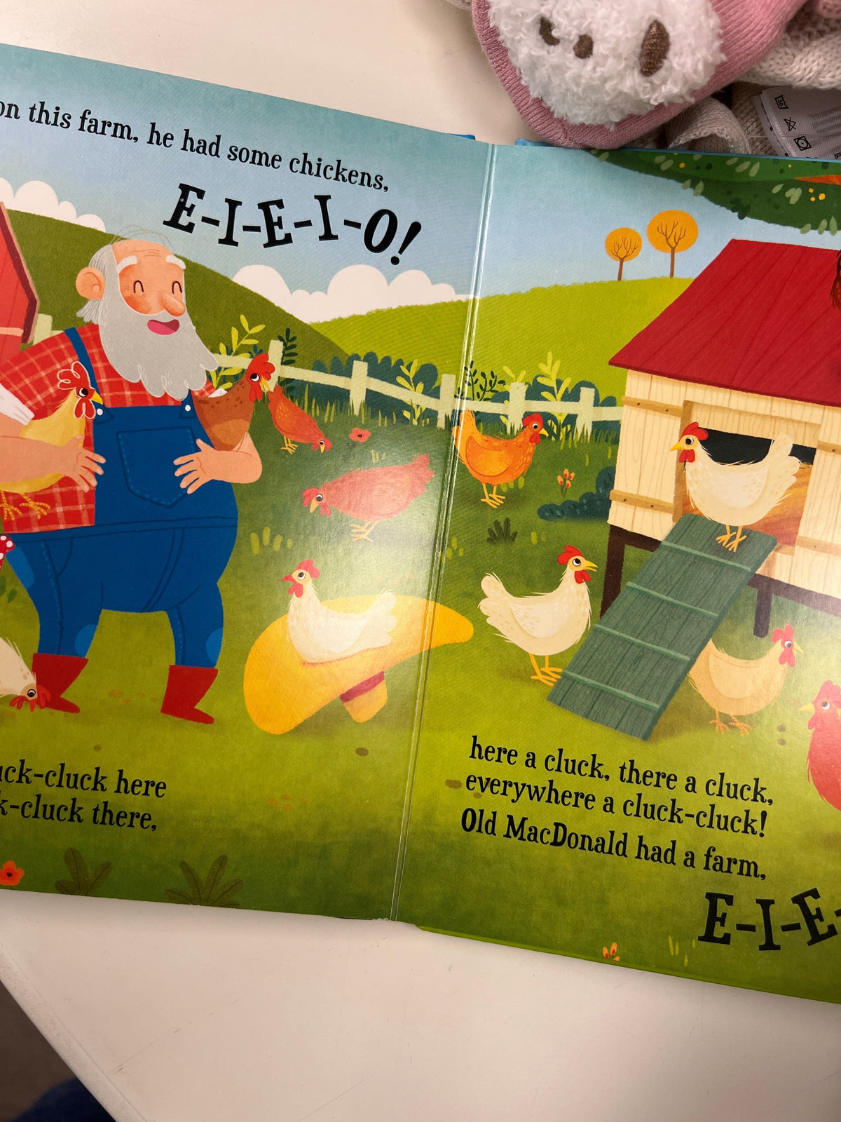 Little Hippo Books Old MacDonald Had A Farm- Children's Padded Board Book - Little Miss Muffin Children & Home