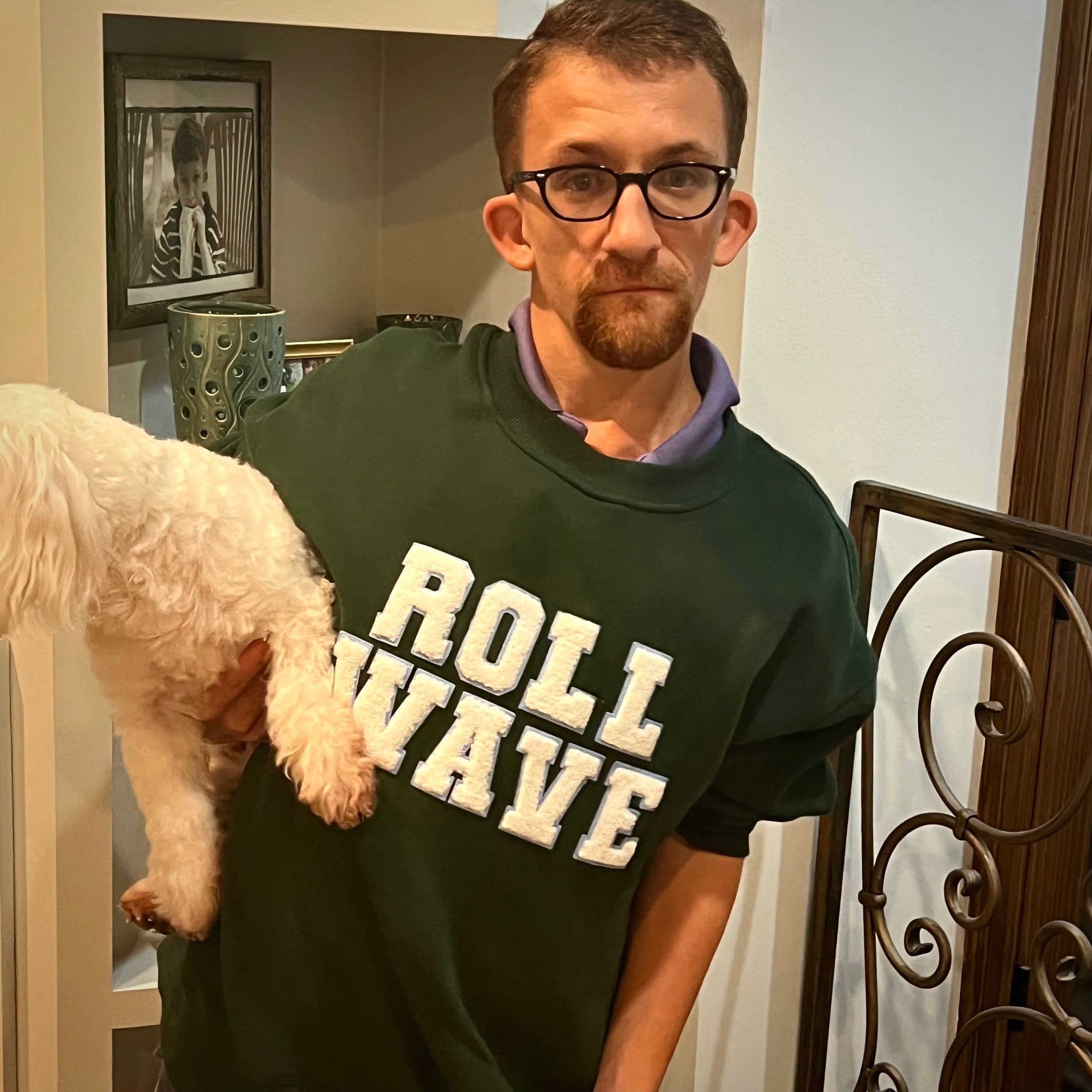 Whereable Art Whereable Art Varsity "ROLL WAVE" Sweatshirt - Little Miss Muffin Children & Home