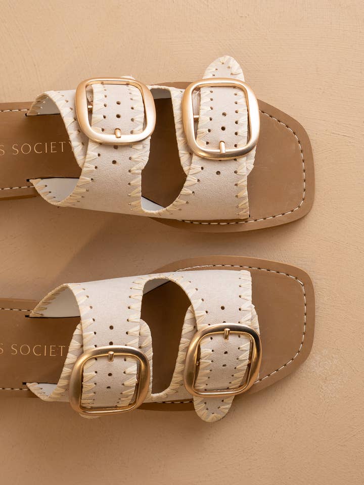 Oasis Society The Tivoli Double Buckle Sandal - Little Miss Muffin Children & Home