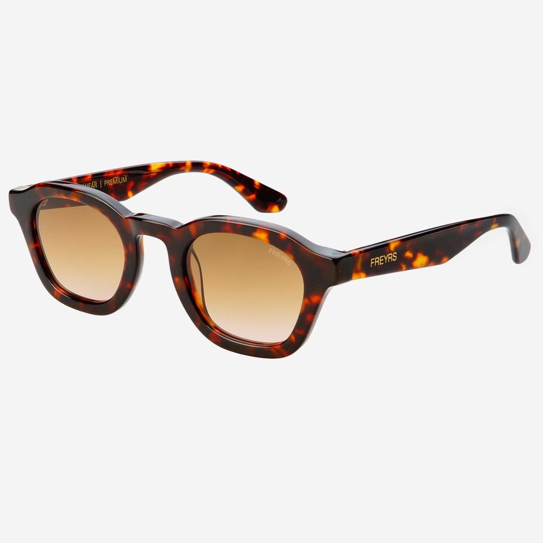 Freyrs Eyewear Blake Acetate Mens Round Sunglasses in Tortoise - Little Miss Muffin Children & Home