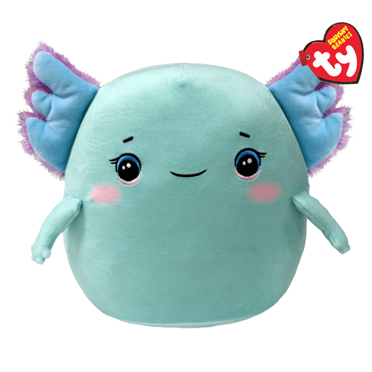 Ty Inc Ty Inc Squishy Beanies Charlie Axolotl Blue Squish 10" - Little Miss Muffin Children & Home