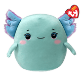 Ty Inc Ty Inc Squishy Beanies Charlie Axolotl Blue Squish 10" - Little Miss Muffin Children & Home