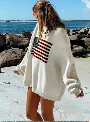 Serenity Collective Serenity Collective USA Flag Sweater - Little Miss Muffin Children & Home