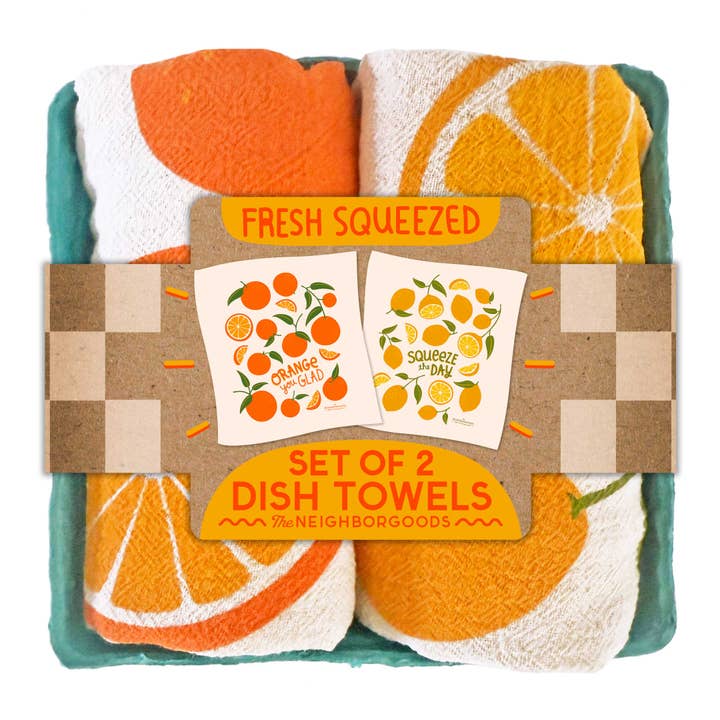 Fresh Squeezed Tea Towel Gift Set