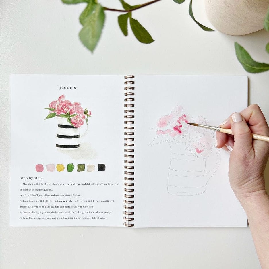Emily Lex Studio Emily Lex Studio Bouquets Watercolor Workbook - Little Miss Muffin Children & Home