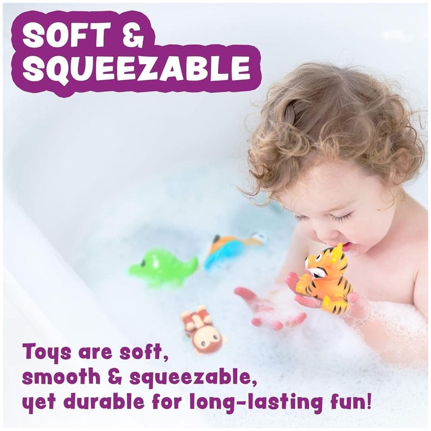 Tub Works Rainforest™ Mold Free Bath Toys, 6 Pack - Little Miss Muffin Children & Home
