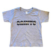 Whereable Art Whereable Art Lil Saints Fanclub Shirt in Heather Grey - Little Miss Muffin Children & Home