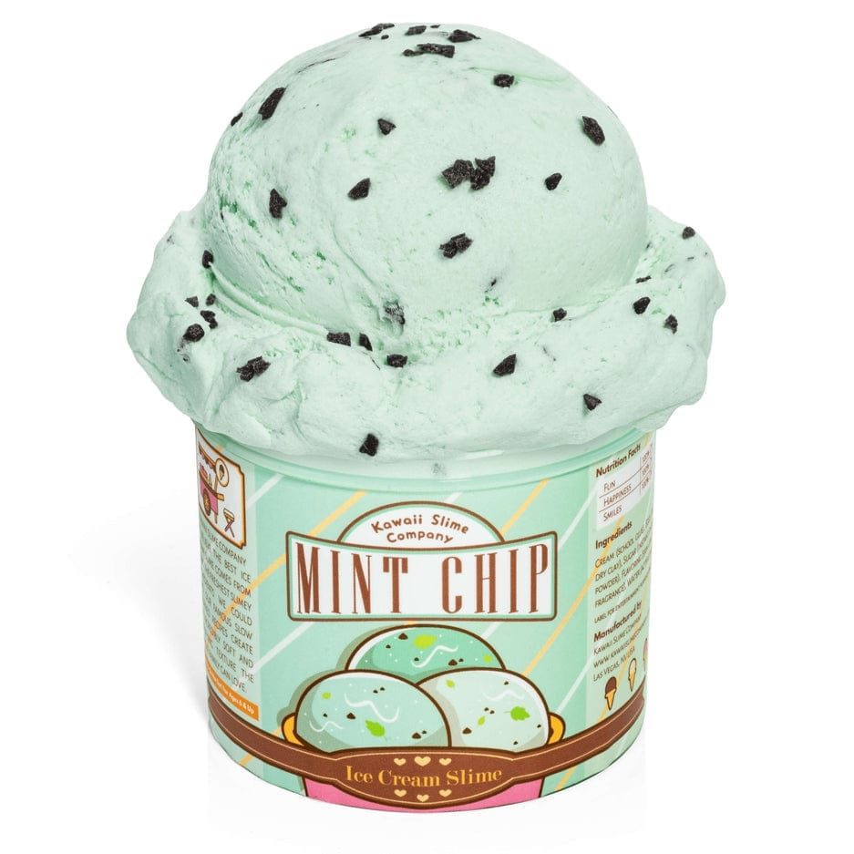 Kawaii Slime Company Kawaii Slime Company Mint Chip Scented Ice Cream Pint Slime - Little Miss Muffin Children & Home