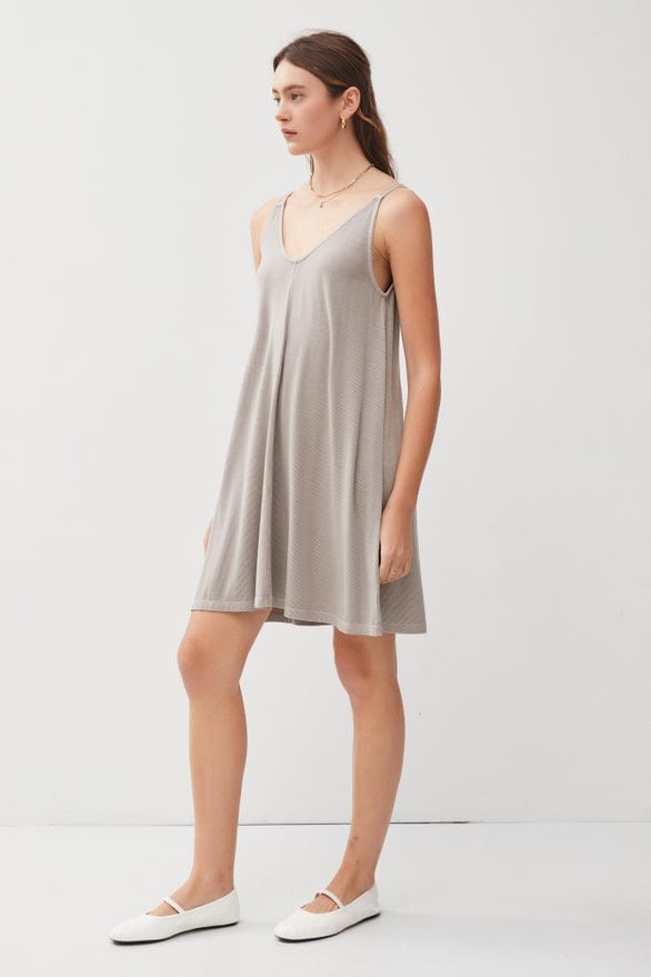 Be Cool Be Cool Ribbed V-Neck Knit Dress - Little Miss Muffin Children & Home