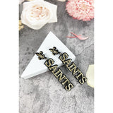 JHP Collection Saints Letter Glitter Post Earring