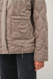 Be Cool Quilted Puffer High Collar Jacket