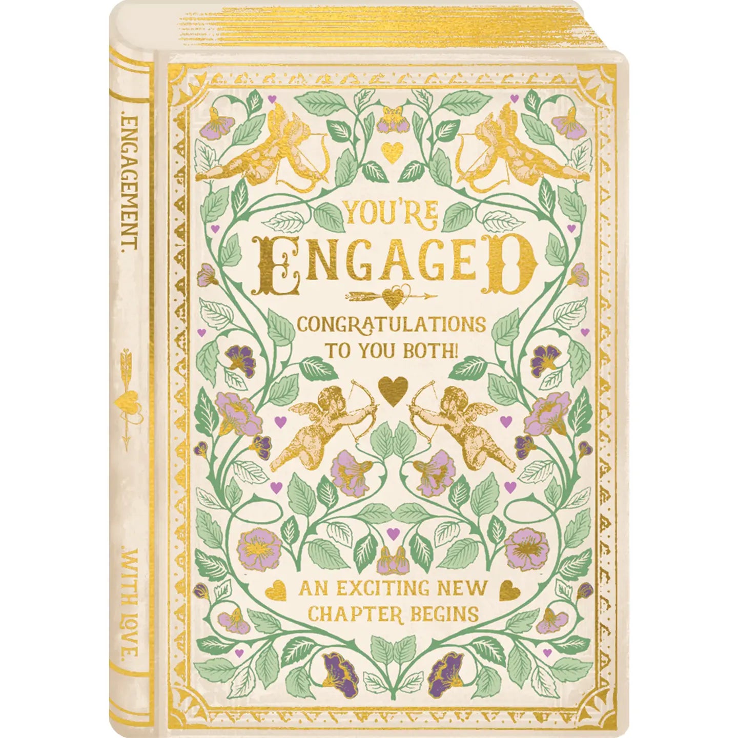 Storybook Engagement Greeting Card Art File