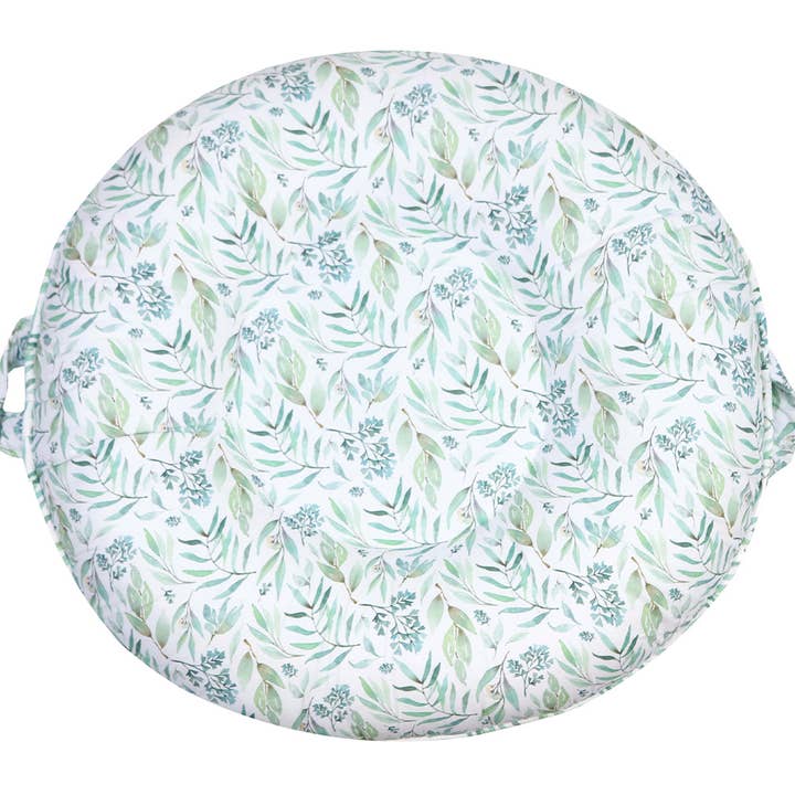 Basil Mint 34" Diameter Round Floor Pillow Cushion