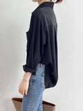 KooPros Long Sleeve Blouse in Black