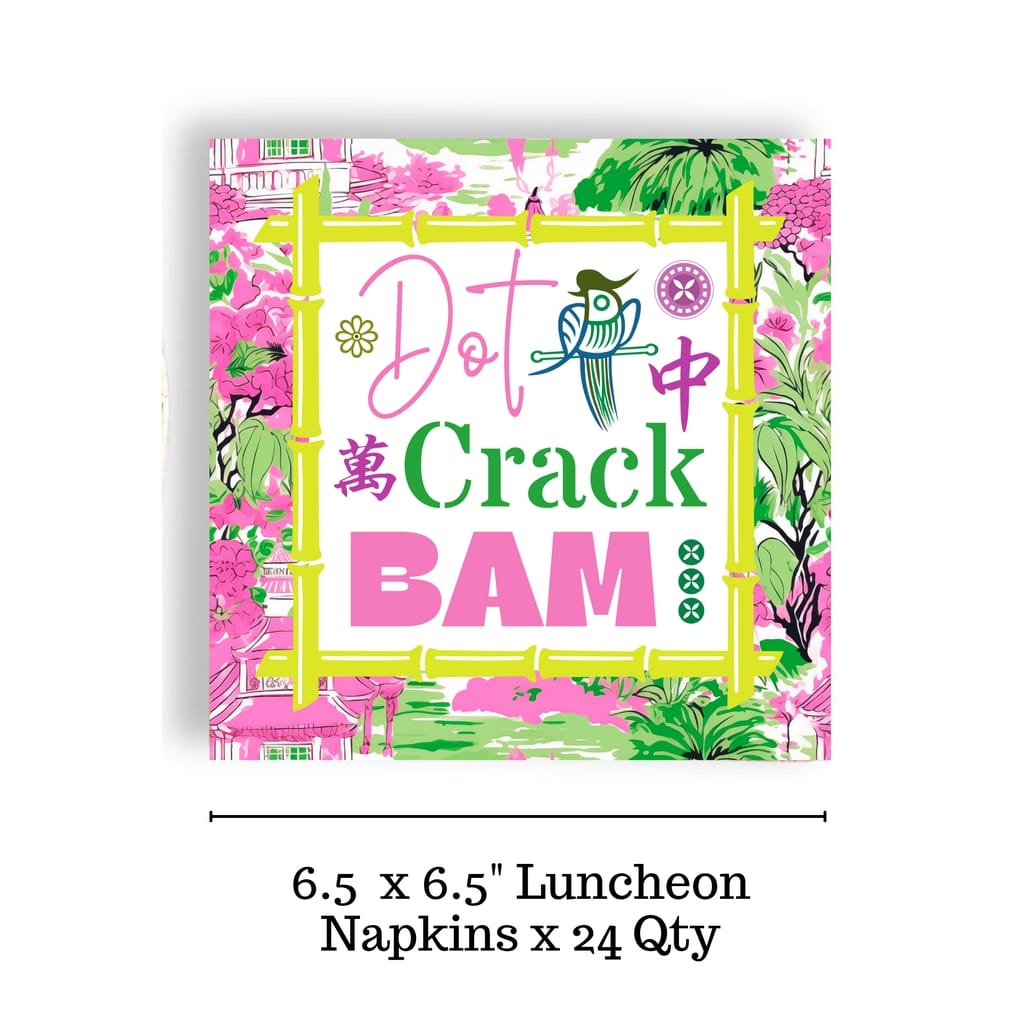Mahjong 24ct 3-ply Luncheon Napkins